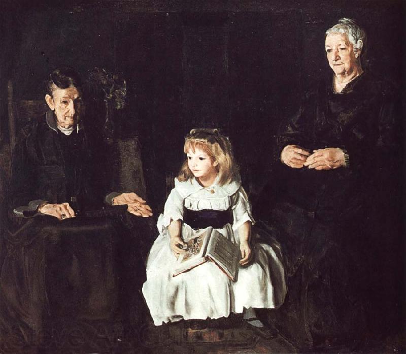 George Wesley Bellows Jan  Ailino and Anna France oil painting art